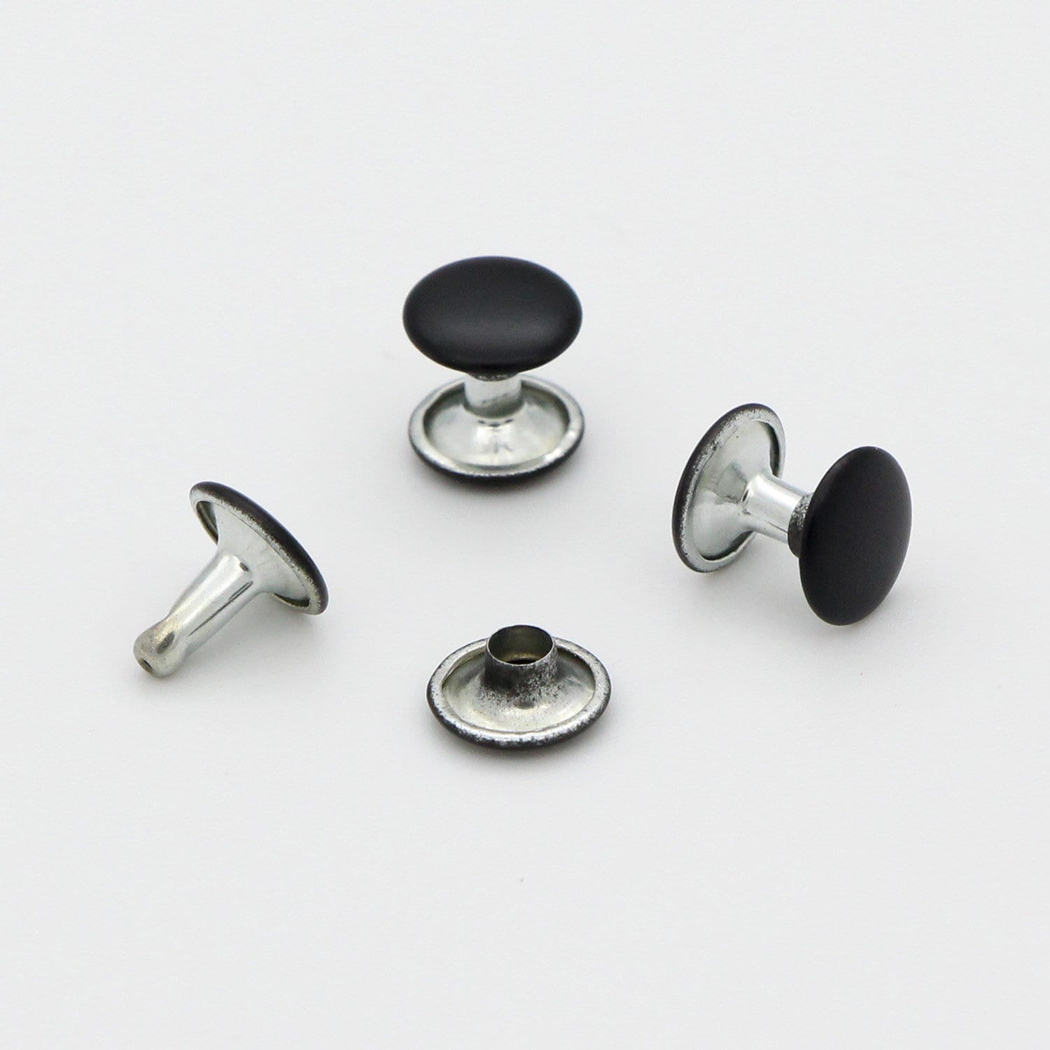 50set 98mm Matte Black Double Cap Rivets Rapid Rivets Round Etsy UK