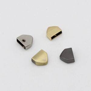 6pcs 1/2&quot;(13mm) zipper ends zipper stop Strap End Caps Zipper End Clasps cord end metal zipper end