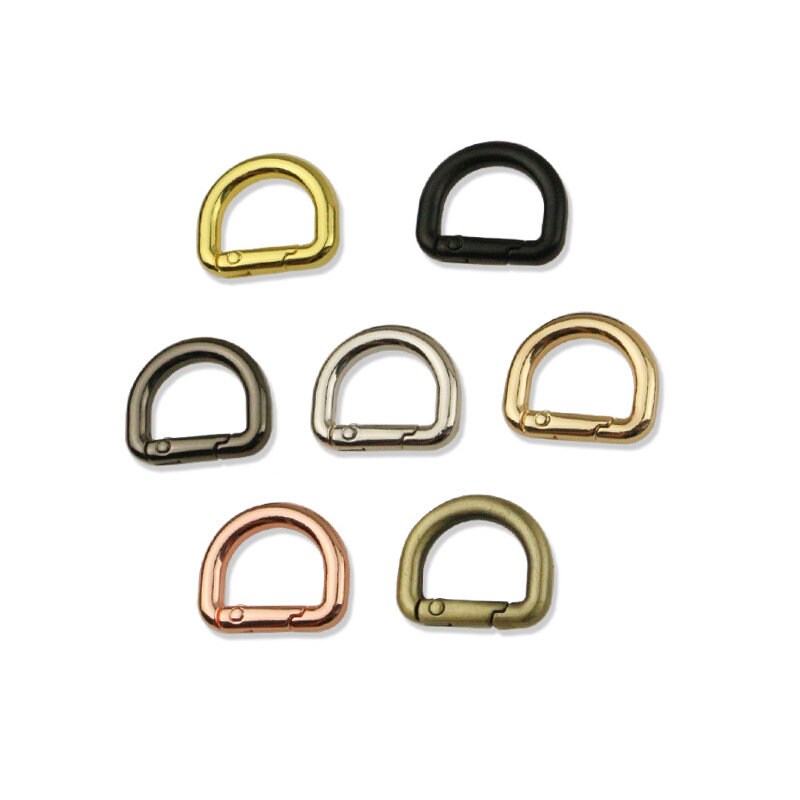 Gate Key Chain 6pcs Spring Gate Ring Push Gate Snap Hook Keychain Finding - Etsy