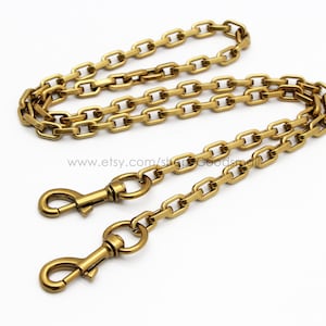 Antiekgouden portemonnee kettingriem 10 mm schouderriem schoudertas schoudertas