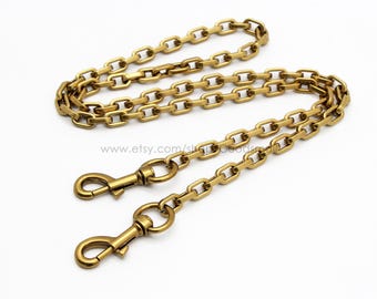 Correa de cadena para bolso de oro antiguo de 10 mm, cadena para bolso cruzado, correa para el hombro