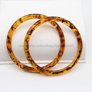 a pair Acrylic bag handles 10.5cm purse handle Tote bag handle