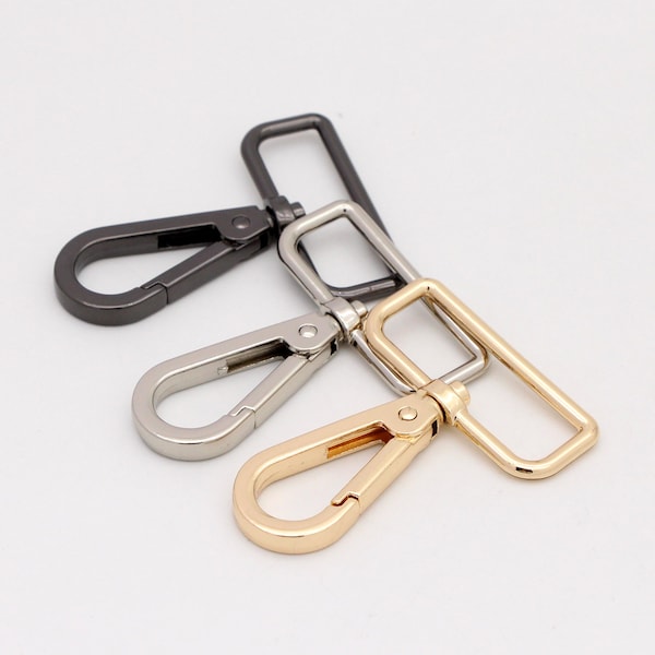 4-10pcs 1"1/2"(38mm) Swivel clasp snap hook Swivel hook bag strap bag hardware