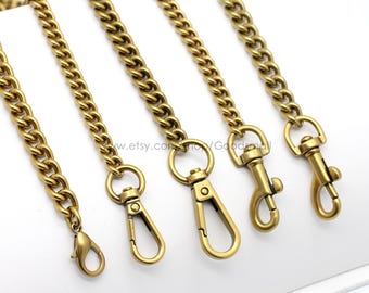 antik gold Taschenkette Geldbörse Kette Ersatzfrauen Taschengurt