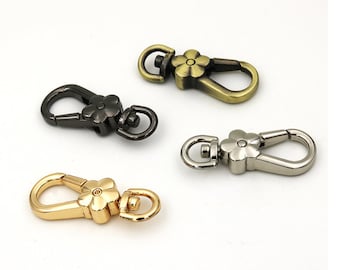 4pcs Swivel hook 3/8"(9mm) Swivel clasp purse clasp strap hook bag chain purse hardware