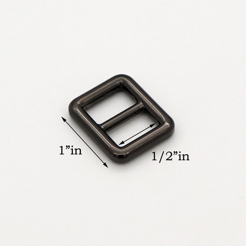 4pcs Strap Adjuster 1/213mm Gunmetal Slide Adjusters Etsy