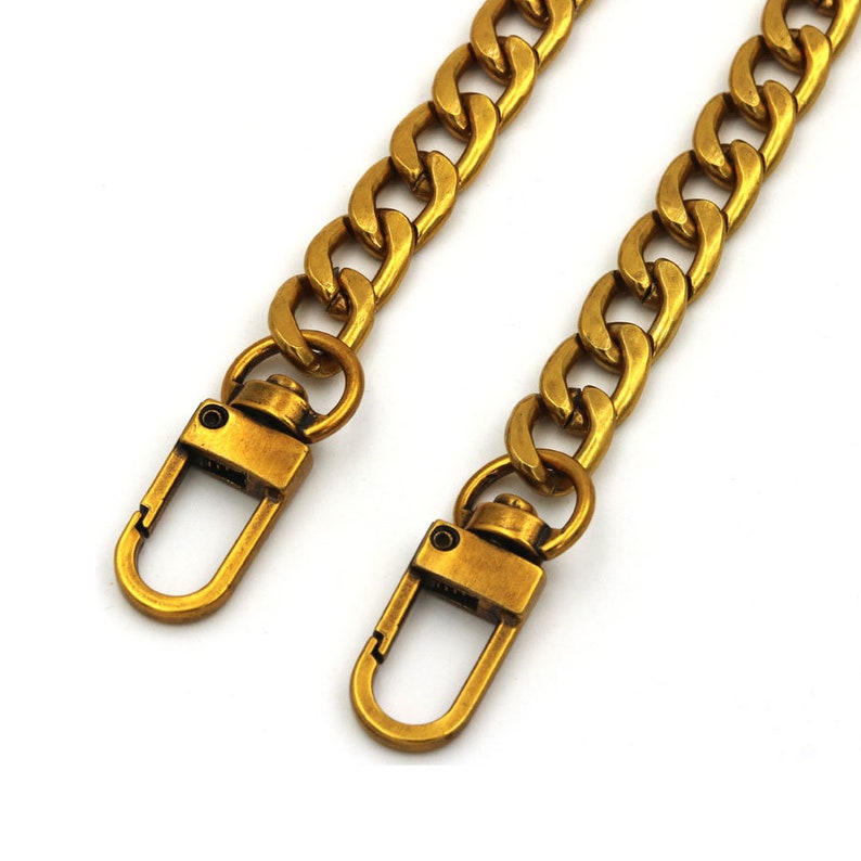 120cm Antique gold Purse Chain Bag Chain with Swivel Lobster Etsy