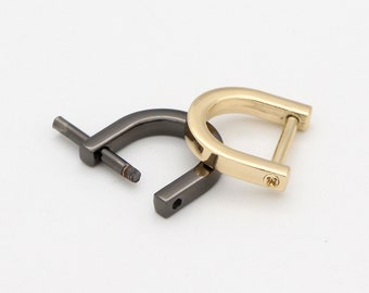 4pcs 5/8"(15mm) Screw d ring buckle Purse ring d ring gold gunmetal D rings Strap ring bag ring purse hardware