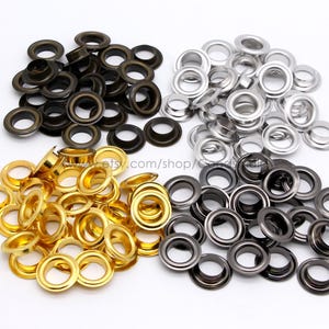 50pcs 12mm Grommets with washers Eyelets for canvas leather craft shoes