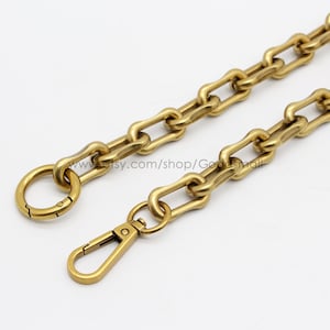 Antiekgouden tashengsel Tasketting Portemonneeketting Dames tasriem