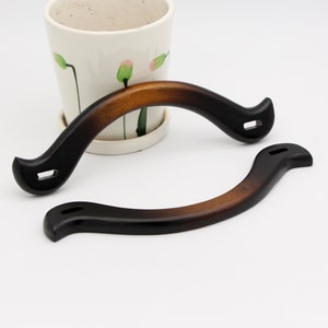 a pair 23.5*7cm wooden purse handle wooden Bag Handle handbag handle bag hardware