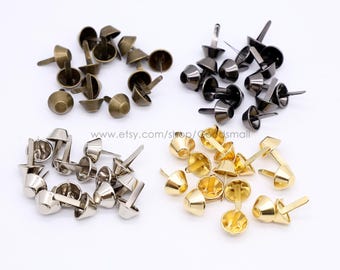50pcs Bag feet 10mm 12mm 15mm Handbag feet Purse feet Bag hardware