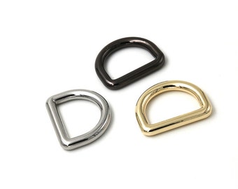 4-10 Uds. Hebilla de anillo en D para bolso de alta calidad para correa de bolso de cuero
