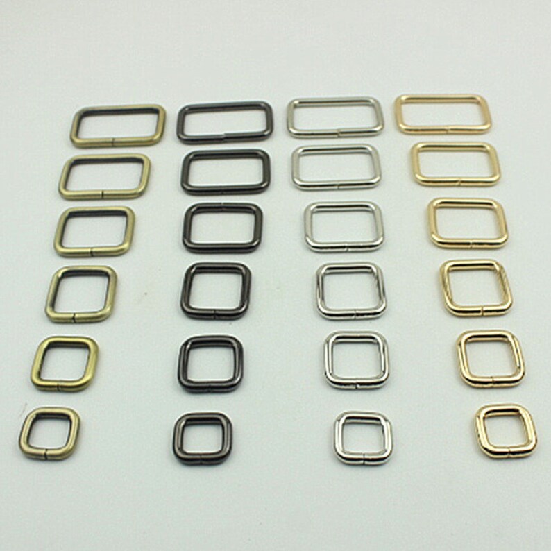 10pcs Rectangle Ring Purse Ring Rectangular Rings Purse Etsy