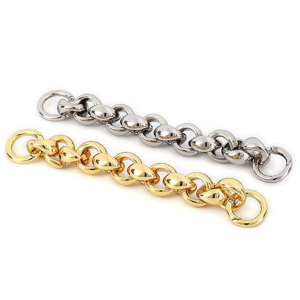 Bag Chain Extender High Quality 1.3cm Metal Chain strap extender Purse strap Shoulder Strap