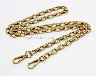 Geldbörse Kette 9mm 12mm Antik Gold Taschenkette Kettenband Ersatz Taschengriff Schultergurt