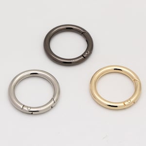 2-4-10pcs 1 1/4&quot;(32mm) spring gate ring spring clasp spring ring snap hooks key ring key chain Charm Holder