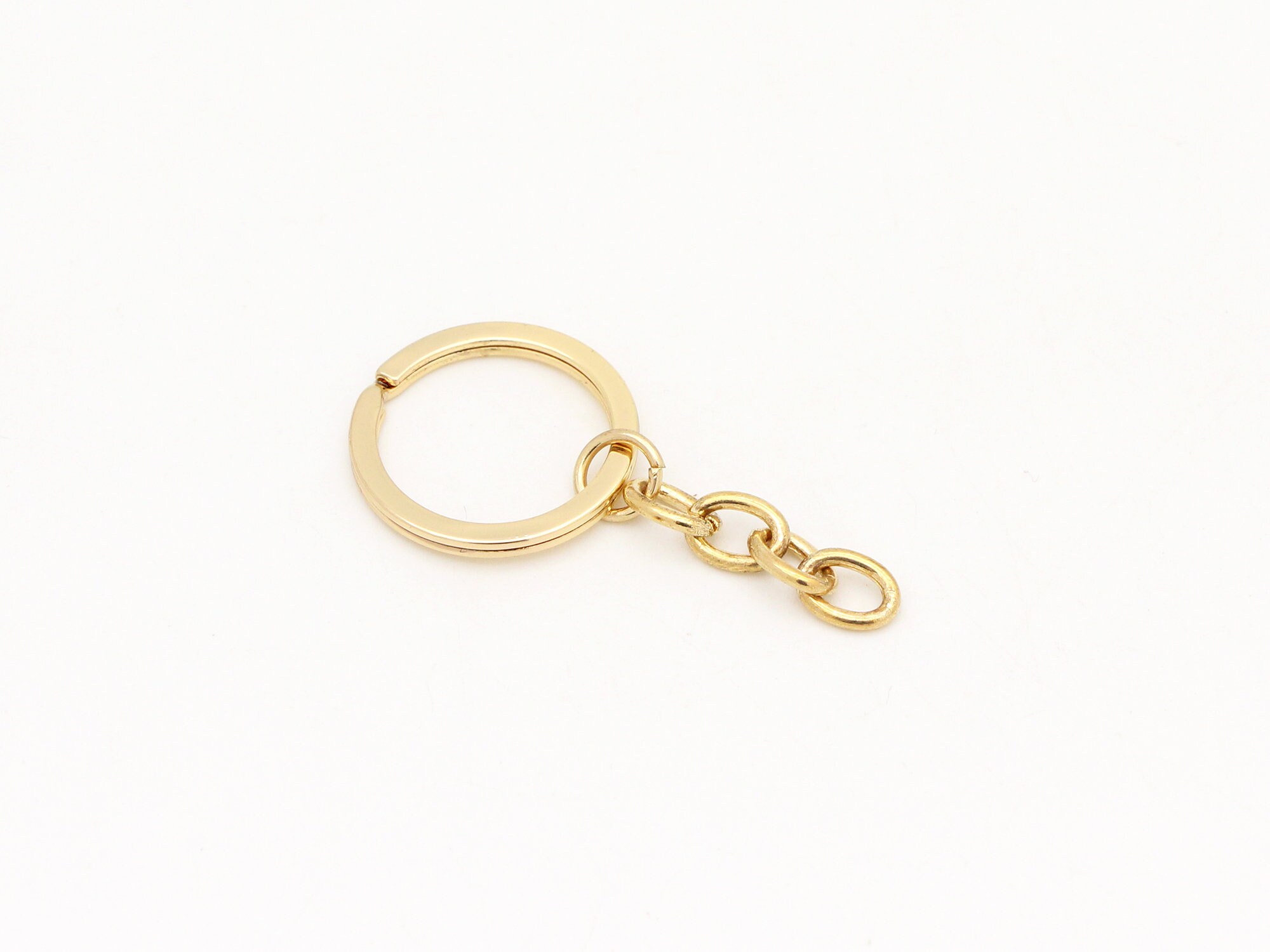 102050pcs Bulk key ring chain 25mm Key chain Split Key ring Etsy