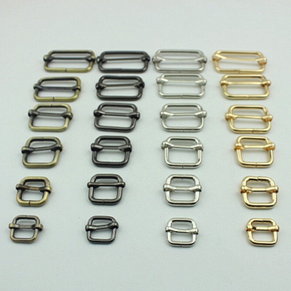 4pcs Adjustable slide buckle 58inch 17mm strap adjuster slide adjusters