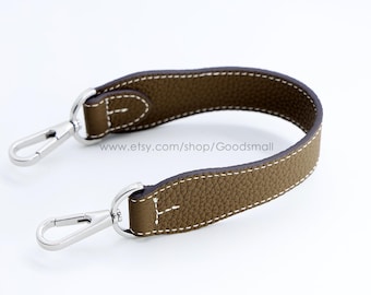 Leather purse handle 2.7cm Leather bag handle Leather shoulder strap