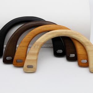 1 pair Wooden bag handle 15*8cm Tote bag handle