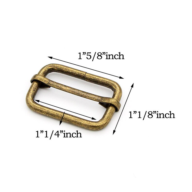 6pcs 11/432mm Strap Adjuster Slide Buckle Strap Etsy