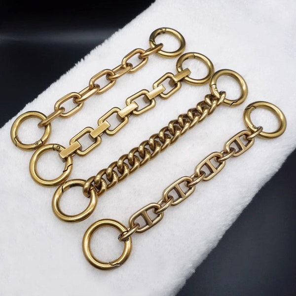 Antique gold Purse chain extender Bag chain strap Replacement chain
