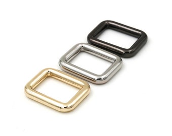 4pcs Rectangle ring buckle Purse rectangular ring Leather bag strap buckle