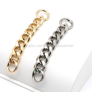 Bag chain Aluminum Purse chain extender for Women purse bag strap bag handle
