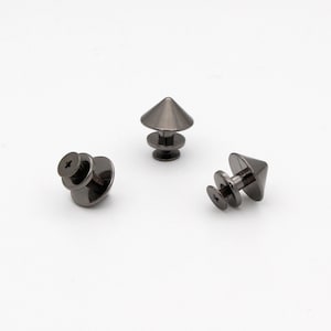 10set 15mm Gunmetal Schraube Nieten Schraubenbolzen Chicago Schrauben Bolzen Geldbörse Füße Schrauben Schraube zurück Bolzen