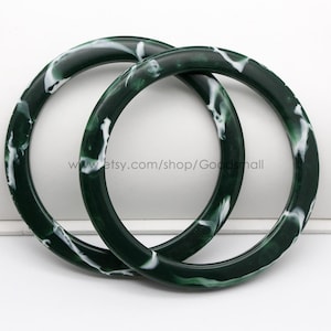 a pair Acrylic bag handle 9cm handbag handle Tote bag handle