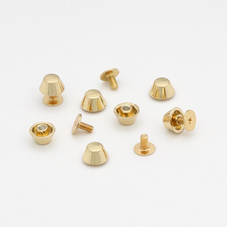 10set 10mm Screw Rivet Purse Feet Screw Studs Chicago Screws Etsy