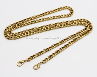 Cadena para bolso de 9 mm Oro antiguo Correa para bolso Cadena para bolso bandolera Cadena para bolso