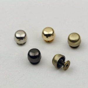 10set Schraubniete 10mm Dome Nieten Chicago Schraube in Niete Geldbörse Füße Schraubenbolzen Schraube zurück Niete Geldbörse Hardware