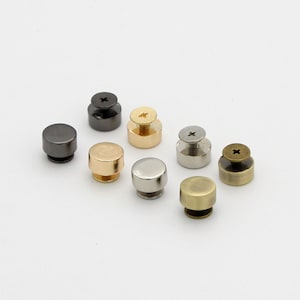 20set 10mm Schraube zurück Nieten Schraubnieten Chicago Schraube Geldbörse Füße Schraube Nieten schnelle Niete für DIY Geldbörse machen Tasche Versorgung