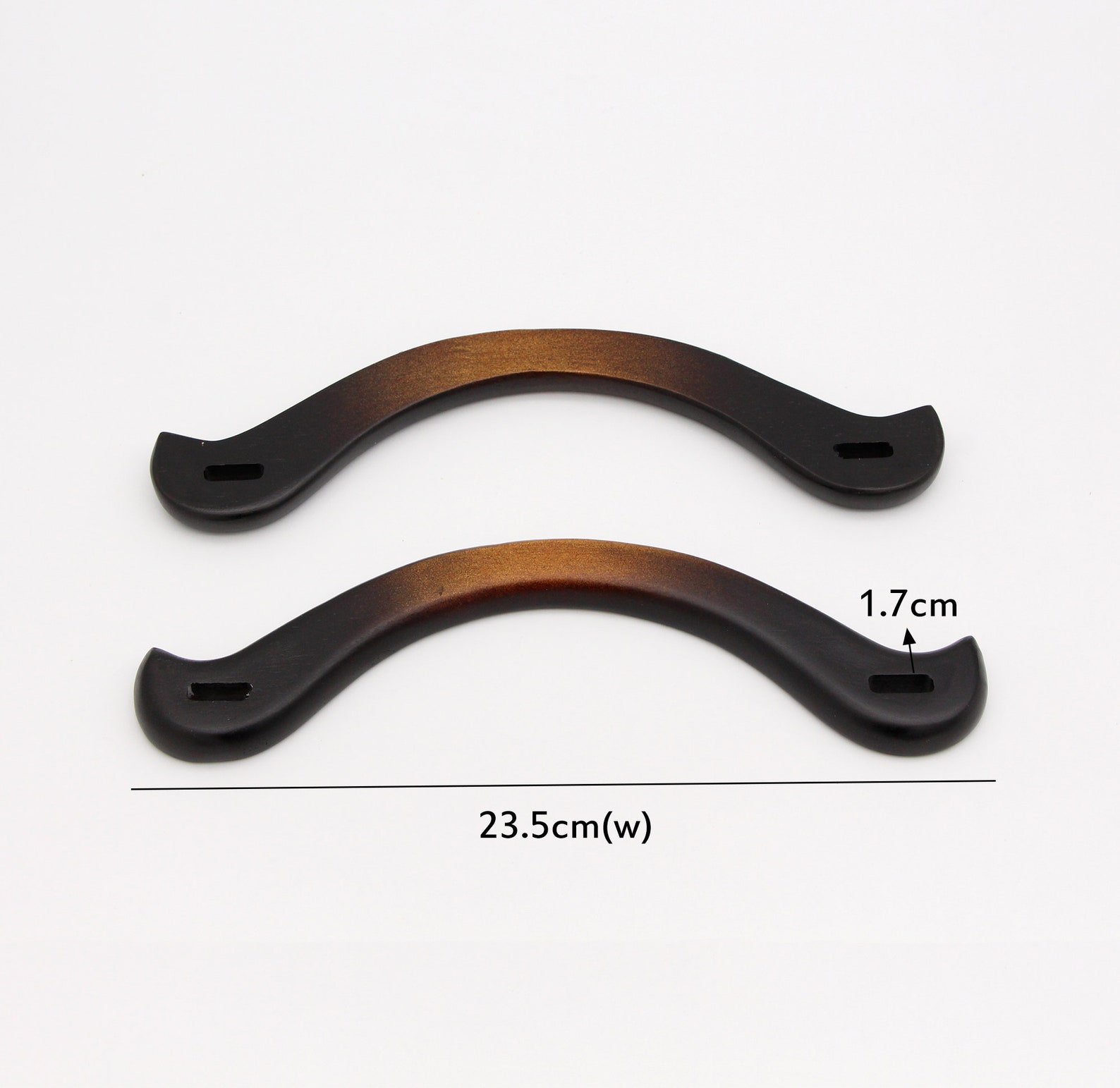 A Pair 23.57cm Wooden Purse Handle Wooden Bag Handle Handbag Etsy