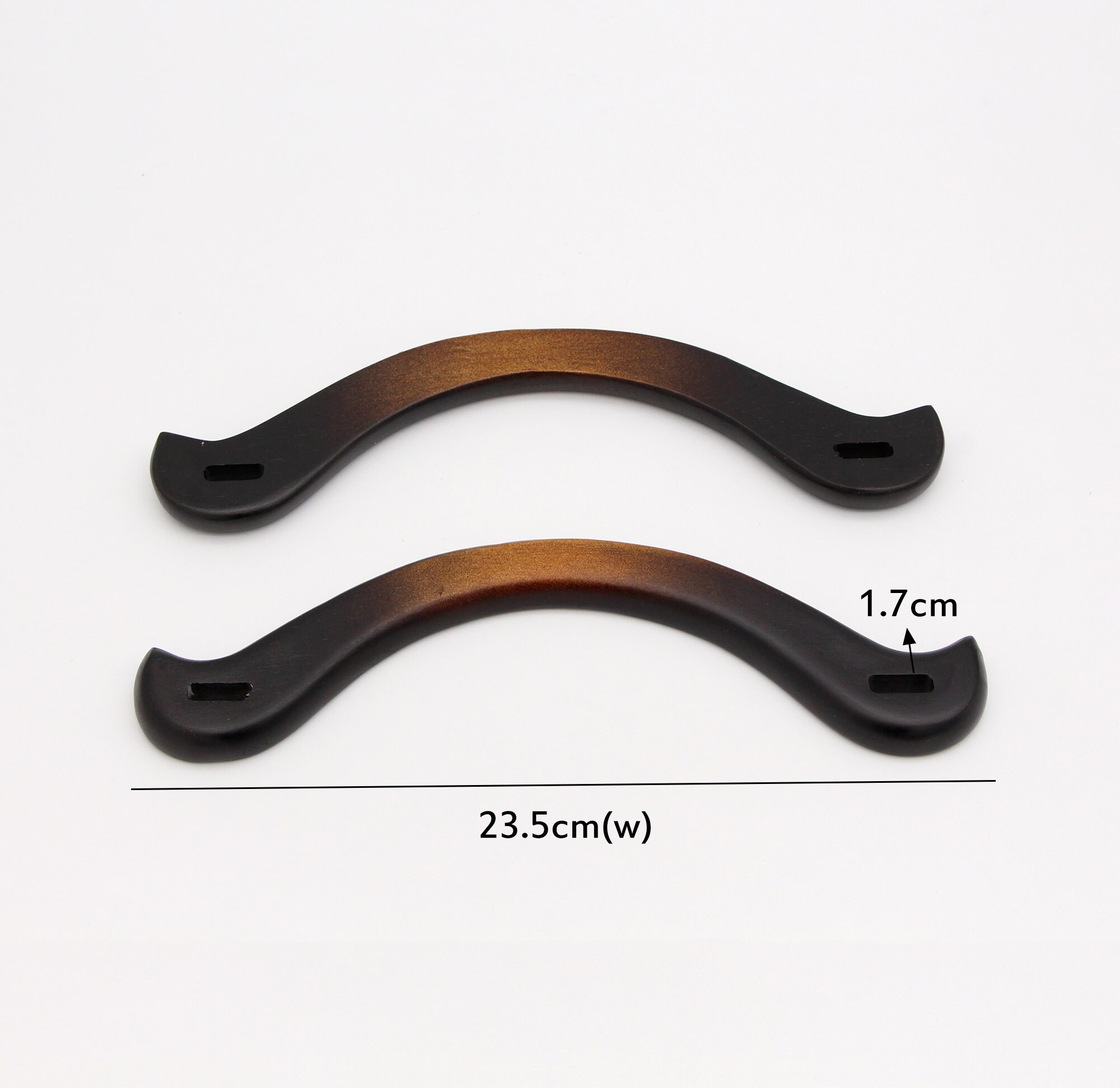 A pair 23.57cm wooden purse handle wooden Bag Handle handbag Etsy