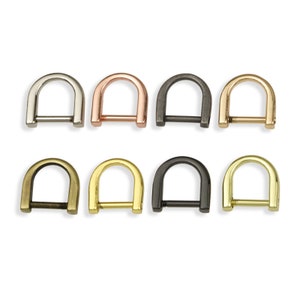 10pcs small screw d ring 3/8&quot;(10mm) purse chain strap d ring purse hardware