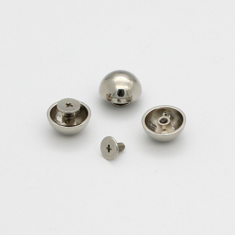 10set Screw Rivets 15mm Dome Rivets Chicago Screw in Rivet Etsy