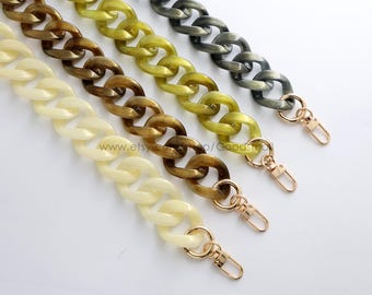 Acrylic Purse chain 32mm Bag chain Replacement bag handle