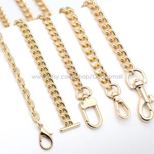 High quality Bag chain strap Gold Purse chain Women Shoulder bag strap