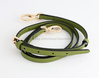 14 color Leather bag strap 1.2cm 1.5cm 1.8cm 2.5cm Leather Purse strap Shoulder strap