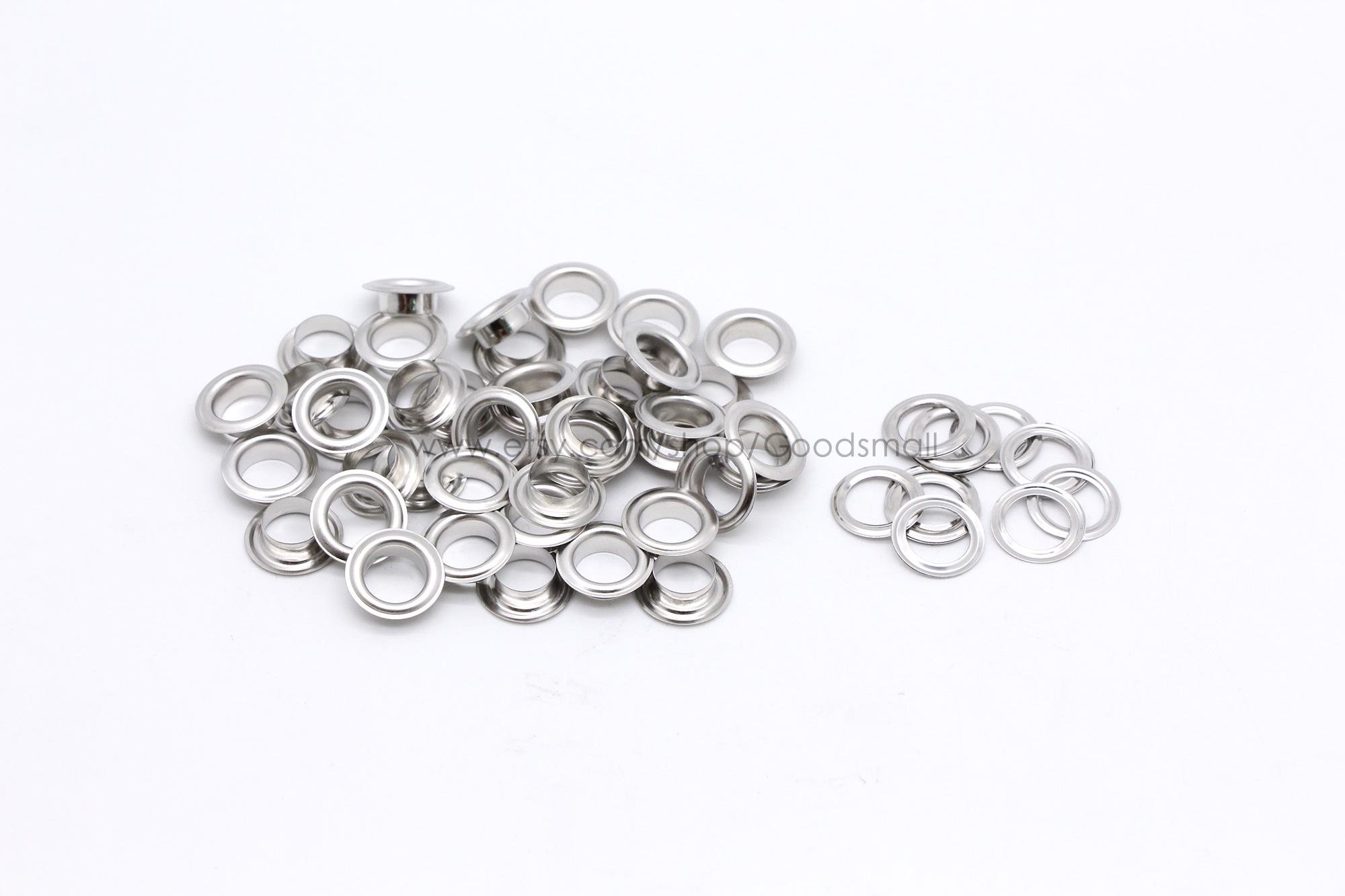 Craft Rivets Eyelets 50set Eyelets Grommets With Washers Metal Grommets Rivets Metal Eyelets ...