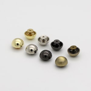 20set 15mm Niete Schraube Nieten Schraube Ohrstecker Kuppel Nieten Chicago Schrauben, Niete Geldbörse Füße Schraube zurück Niete Nieten Spike