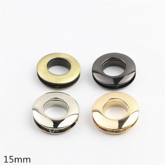 4-10pcs 1/2"(14mm) Screw Eyelet Metal Grommet Round eyelets Grommets Bag strap replacement connector Bag handle hardware