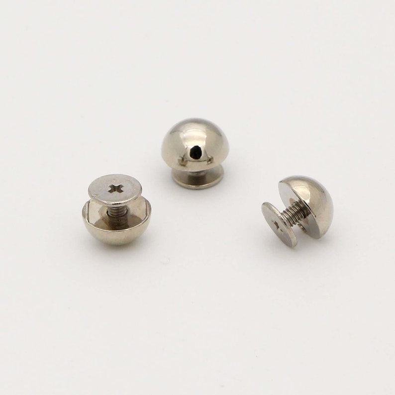 10set Screw Rivets 10mm Dome Rivets Chicago Screw in Rivet Etsy