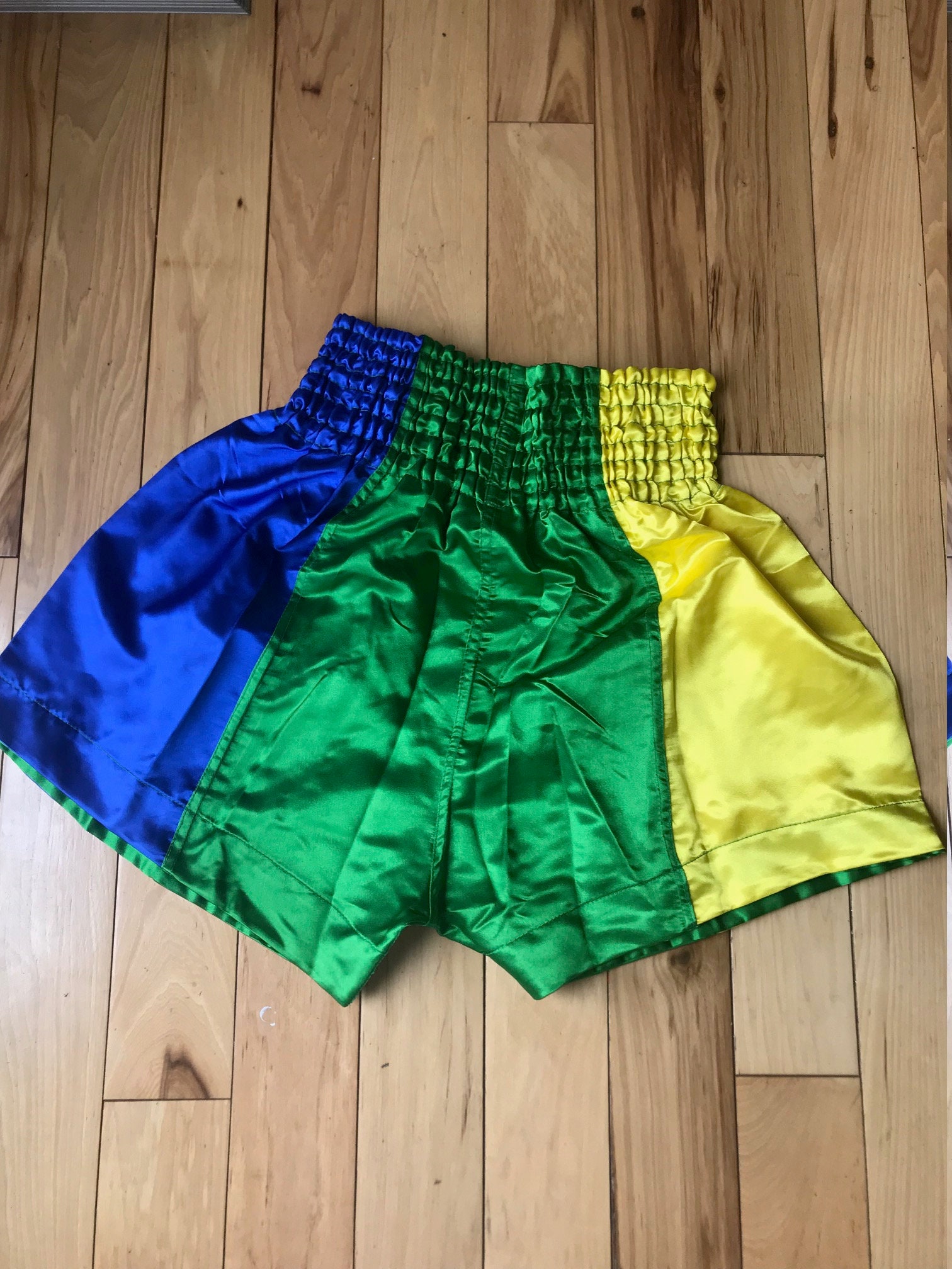 Brasil Flag Short Length Boxing Short Boxing Training Shorts Etsy