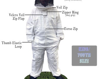 Kids Childs Youth BeeKeeping Suits, Bee Suits, Beekeeper Suits, Kart Suits, GO Kart Suits, Karting Suits, Racing Suits Auto Racing Suits