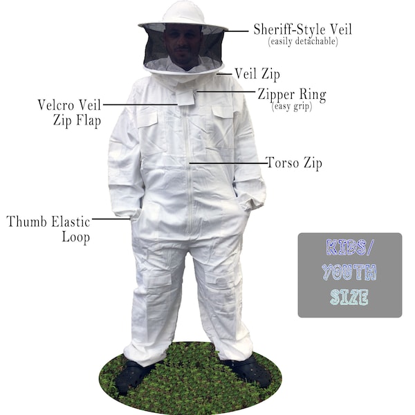Kids Childs Youth BeeKeeping Suits, Bee Suits, Beekeeper Suits, Kart Suits, GO Kart Suits, Karting Suits, Racing Suits Auto Racing Suits