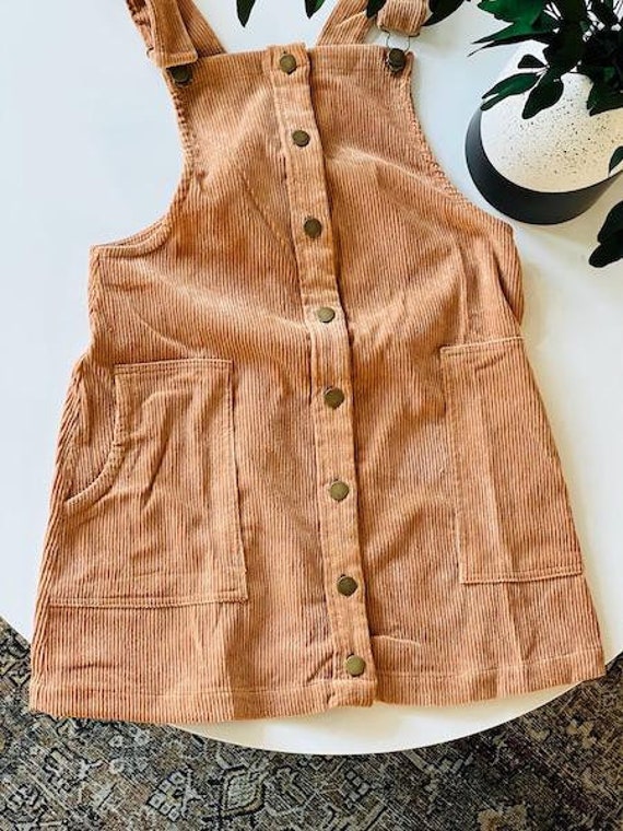 Buy Corduroy Romper Dress, Corduroy Jumper Dress, Fall Corduroy Dress,  Corduroy Mid-length Dress, Corduroy Overall Dress, Corduroy Pink Dress  Online in India - Etsy